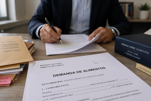 demanda de pension de alimentos